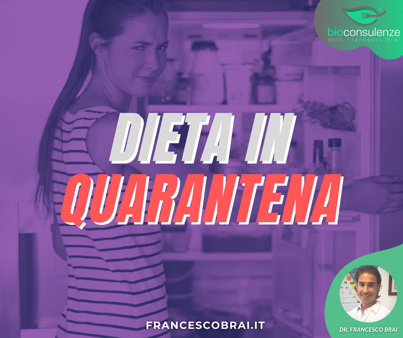 La dieta in quarantena